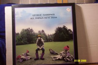 George Harrison 3 Lp Set " All Things Must Pass " Emi Records " Uk Import "