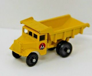 Vintage Lesney Euclid Quarry Dump Truck Regular Wheels Yellow