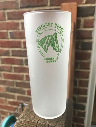 Vintage - Official 1945 Kentucky Derby Glass - Tall Version