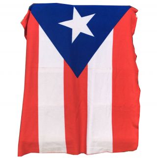 Puerto Rico Flag Fleece Blanket with Messenger Bag Books Rican Island Travel USA 2
