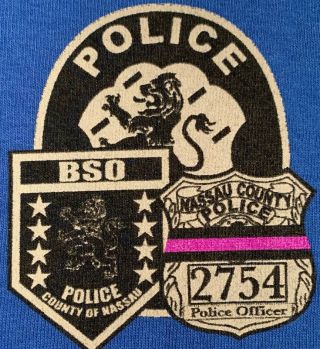 Ncpd Nassau County Police Department Bso Long Island Ny T - Shirt Sz Xl Nypd
