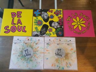 De La Soul - Three Feet High And Rising Vmp Splatter Color Vinyl Press 2lp -