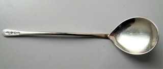 Antique Elkington & Co 925 Solid Silver 1908 Art & Crafts Design Spoon