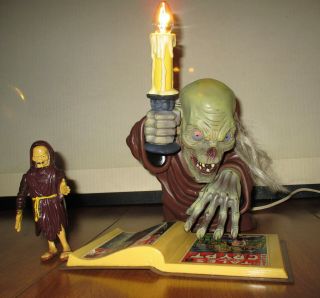 Vtg 1996 Tales From The Crypt Keeper Light Up Candelabra Figure Halloween