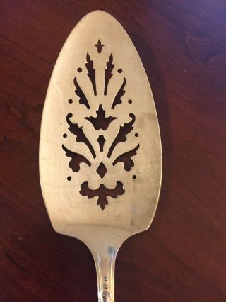 Antique Vintage Tudor Plate Oneida Community Cake Pie Serving Spoon 2