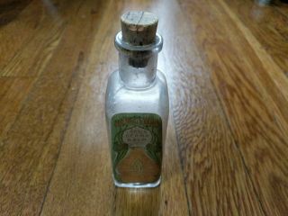 Larkin Soap Co Buffalo NY Derma Balm Glass Bottle w/ Cork 2