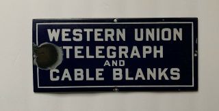 Western Union Telegraph And Cable Blanks