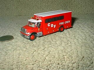 Boley International Cdf Fire Crew Truck Toy California Dept Of Forestry Vintag