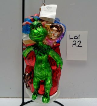 Christopher Radko Christmas Ornament - 1997 The Grinch & Whozits R2