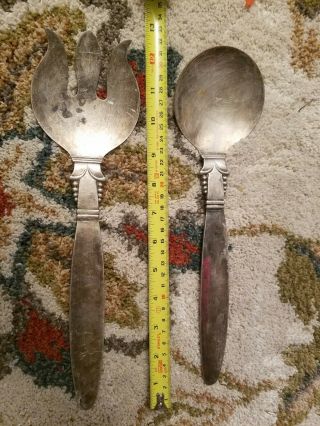Vintage English Sterling Silver Spoon & Fork
