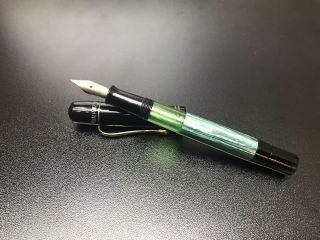 Pelikan Patent 100 N Partgreen Barrell Black Pen