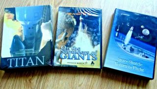 3 Dvd Nasa Bonanza Of Atlas,  Titan And Space Shuttle Documentaries