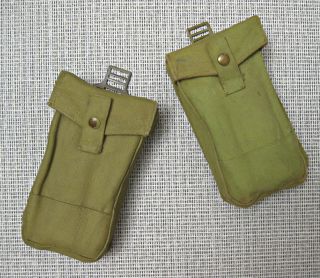 Canadian Army Ww2 Ammo Basic Pouch P37 Dated 1942