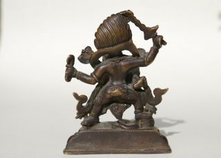 Antique Chinese 18th/19th Century Sino Tibetan Yamantaka Tantric Bronze ESTATE 3