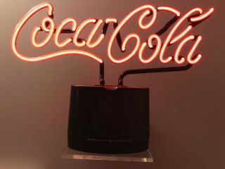 Coca Cola Sign; Electric; Red When Lit; 1999; App.  16 " X 12 "