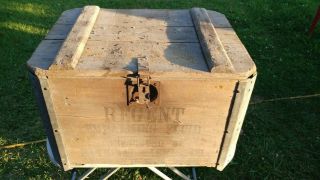 Regent Embalming Fluid Compounded By National Casket Co Antique Box Bad Bottom