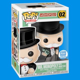 Funko Pop Board Games: Mr.  Monopoly With Money Bag - In Hand