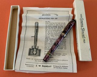Conway Stewart 388 Fountain Pen,  Boxed.  C.  1950