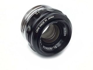 Vintage Nikon El Nikkor 105mm F5.  6 Enlarging Lens Single Focus With Case