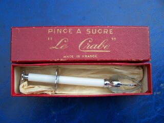 Antique / Old Vintage French Boxed Pince A Sucre 