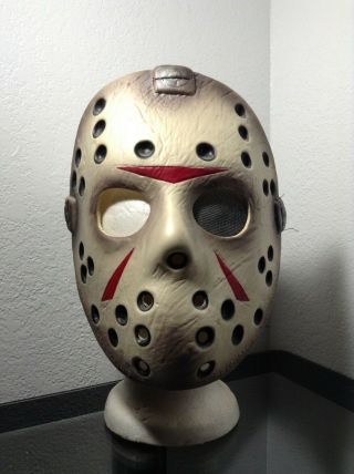friday 13 jason mask with machete and zippo 3