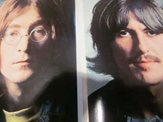 The Beatles - White Album Wth Poster & Photos - Vinyl Record Album Exc,