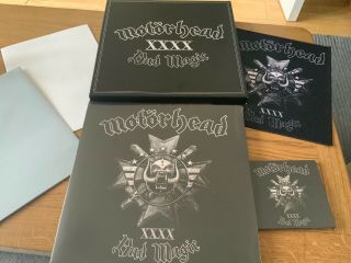 Motorhead Bad Magic Lp Vinyl Limited Edition Box Set Additional Promo Poster