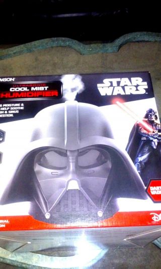 Disney Star Wars Darth Vader Cool Mist Humidifier By Emson