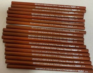 Vintage Eagle Pencil Co York,  Usa Draughting Chemi - 314 19 Pencils