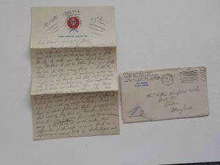Wwii Letter 1944 Paratrooper Death Injuries 80 501st Parachute Infantry Ww2