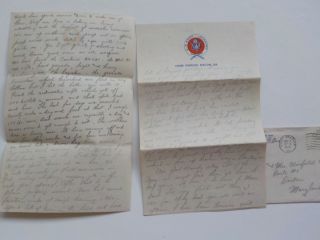 WWII Letter 1944 Paratrooper Death Injuries 80 501st Parachute Infantry WW2 2