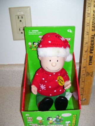 Gemmy Industries Peanuts Charlie Brown Christmas Rime Is Here Music 1393