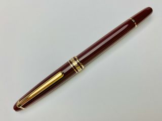 Montblanc Meisterstuck No.  163 Rollerball Pen In Bordeaux Color