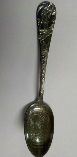 Sterling Silver Souvenir Spoon World 