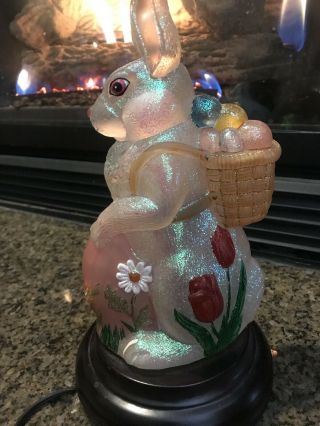 Scarce Hard To Find Old World Christmas Easter Bunny Light.  No Box