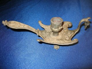 Dragon / Griffin.  Candle Stick Holder - Handle - Dragon - Griffin Ornate