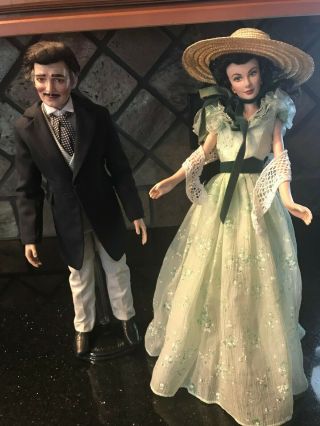 Rhett Butler And Scarlett Ohara Gone With The Wind 16 " Porcelain Dolls