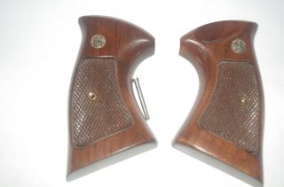 S&w Factory N Frame Target Grips Vintage Smith And Wesson