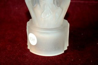 FROSTED CRYSTAL GLASS BUST OF GEORGE WASHINGTON BY GILLINDER 3