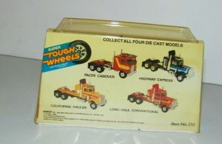 Vintage 1981 Kidco Tough Wheels 1/50 Diecast Semi Truck Tractor 3