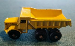 Vintage 1964 Matchbox Lesney Euclid Quarry Dump Tuck No.  6 Die Cast Toy Vehicle