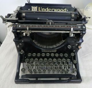 Antique Underwood Standard No.  4 Typewriter From The 1920 