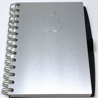 Vtg 2003 Apple Computer Spiral Notebook Aluminum Cover Power Mac G5