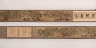 Qing Dynasty Wang Yuanqi Signed Old Chinese Hand Painted Calligraphy Scroll