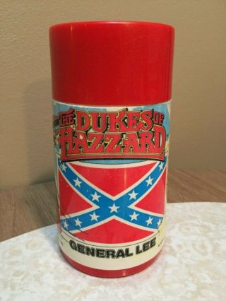Vintage 1980 Dukes Of Hazzard Thermos Only General Lee Aladdin For Lunch Box