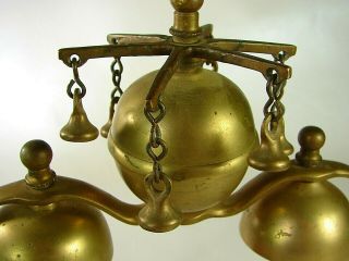 Antique Bracketed Brass Bell Tower For Horse Drawn Sleigh,  Carriage Or Wagon