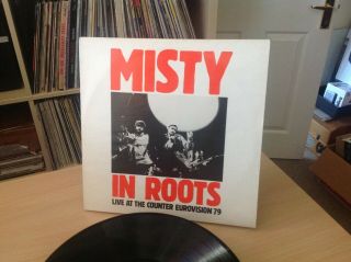 Misty In Roots Live At The Counter Eurovision 79 Vinyl Lp Orig 1st Reggae Album