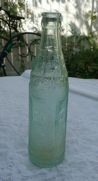 Vintage Fox Soda Water Coca Cola Art Deco Bottle Philadelphia Ms Embossed