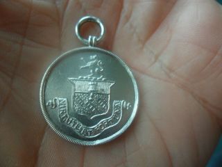 Silver Swimming Fob/medal Birmingham Hallmark 1927