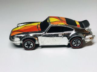 Hot Wheels Redlines Porsche P - 911 - - 1974 - Chrome
